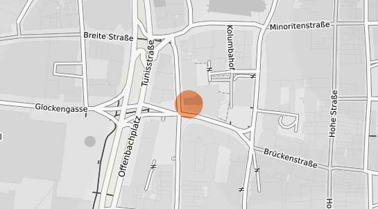 Mietspiegelkarte K&ouml;ln Altstadt Nord